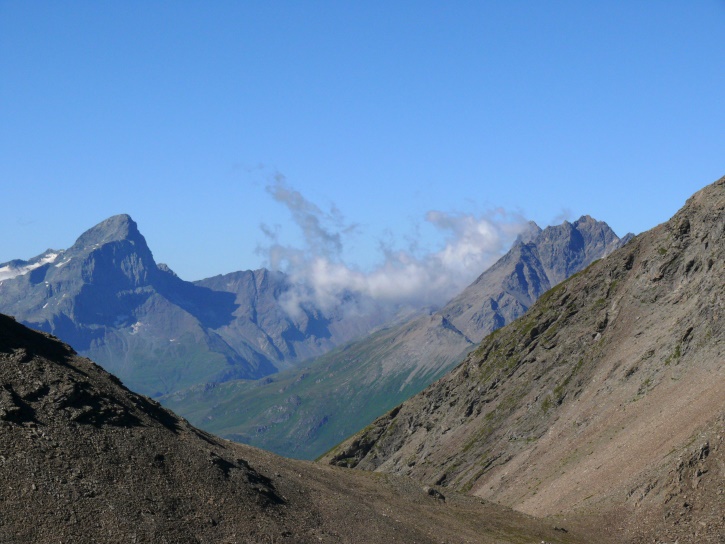 Blick vom Ela-Pass nach Westen