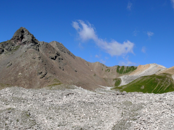 Rückblick vom Lai Gronde Richtung Pass Ela