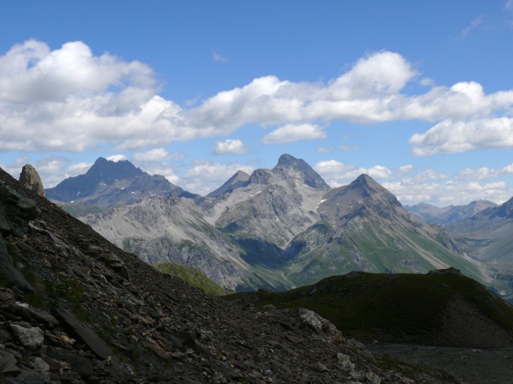 Piz Kesch, Piz Blaisun, Piz Üertsch und Igl Compass