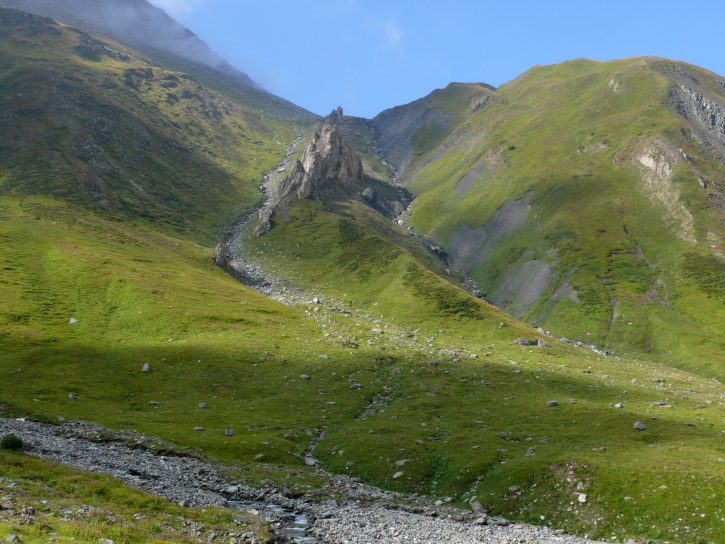 wegloser Anstiegsweg zum Aussichtspunkt 2510