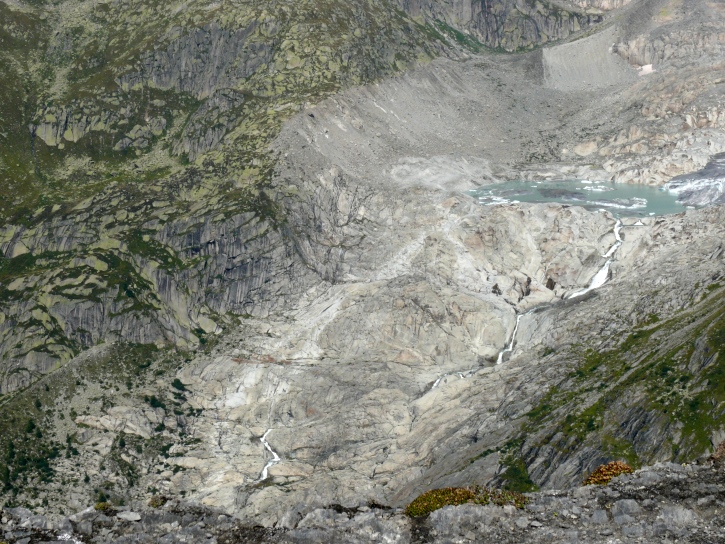 Gletschersee am Rhonegletscher