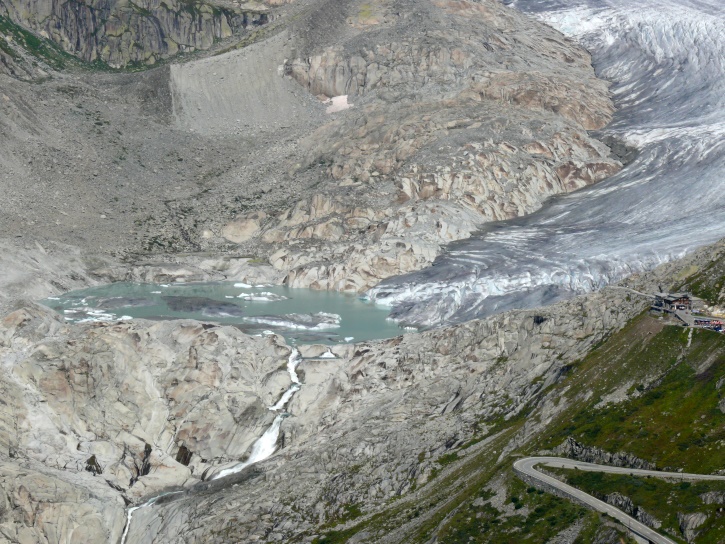 Gletscherzunge des Rhonegletschers