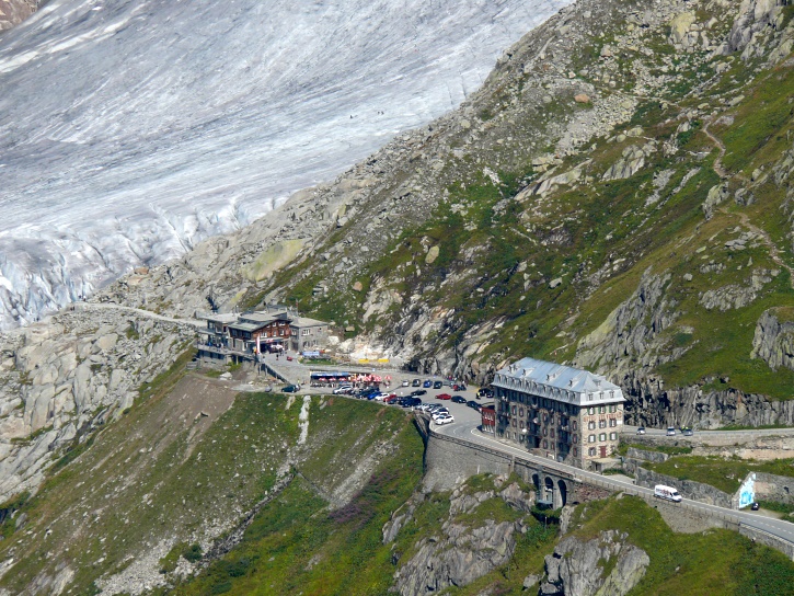 Belvédère am Rhonegletscher