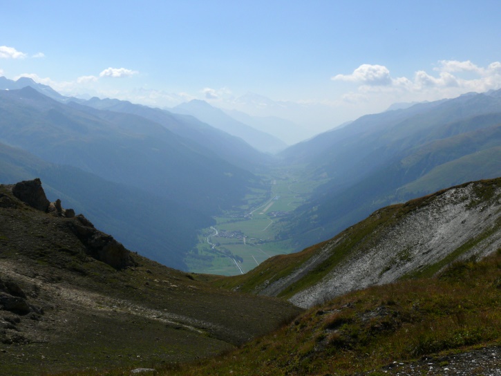 Blick ins Gomser Tal bei Münster-Geschinen