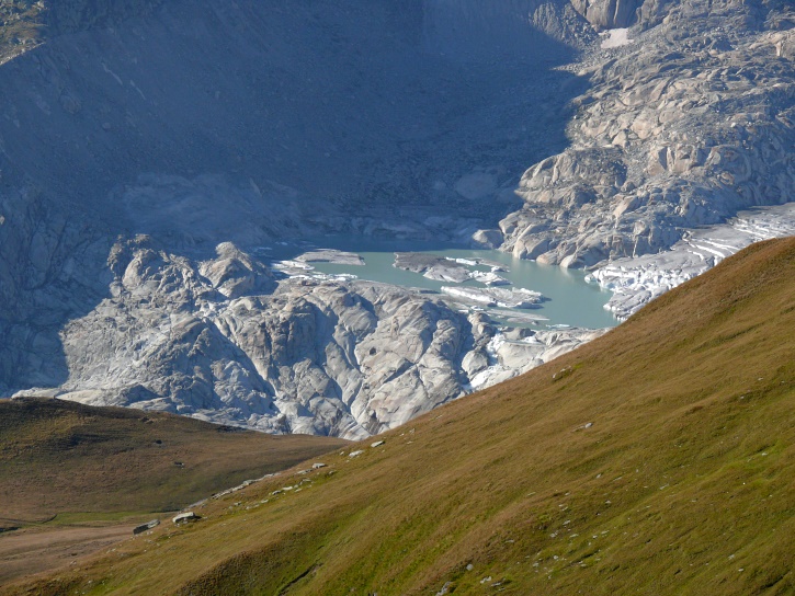 Gletschersee am Rhonegletscher