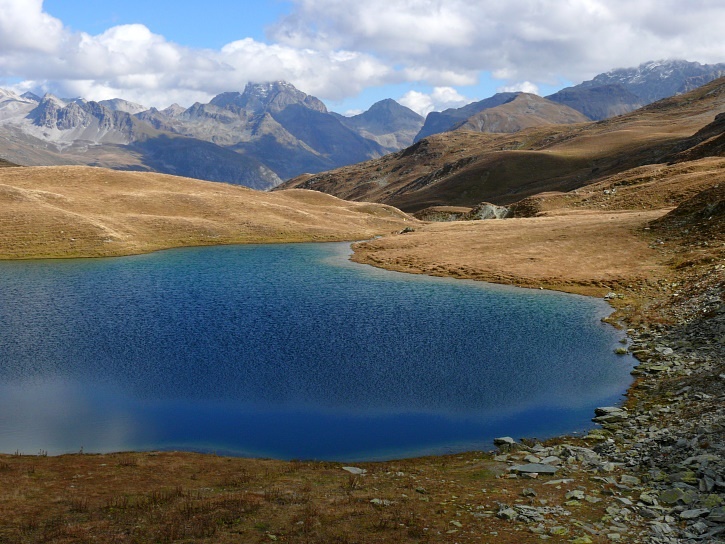 Leg Columban, im Hintergrund der Piz Julier