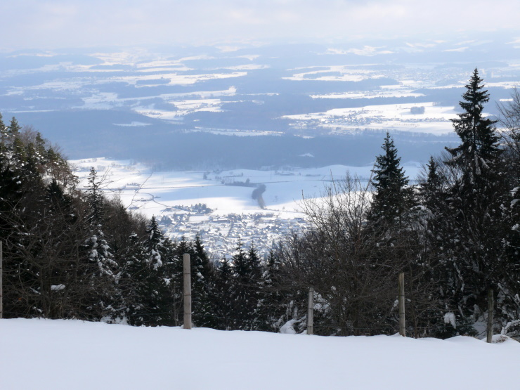 Blick ins Aaretal bei Wangen