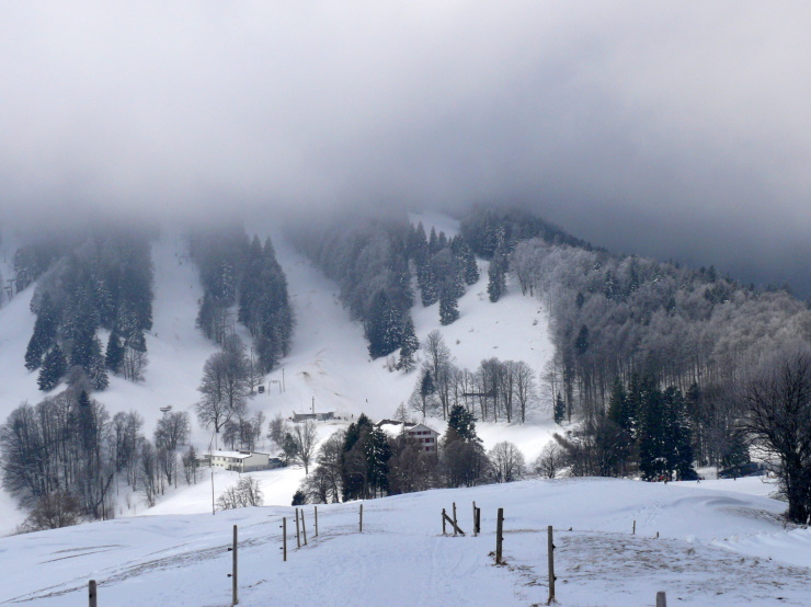 Skigebiet bei Balmberg