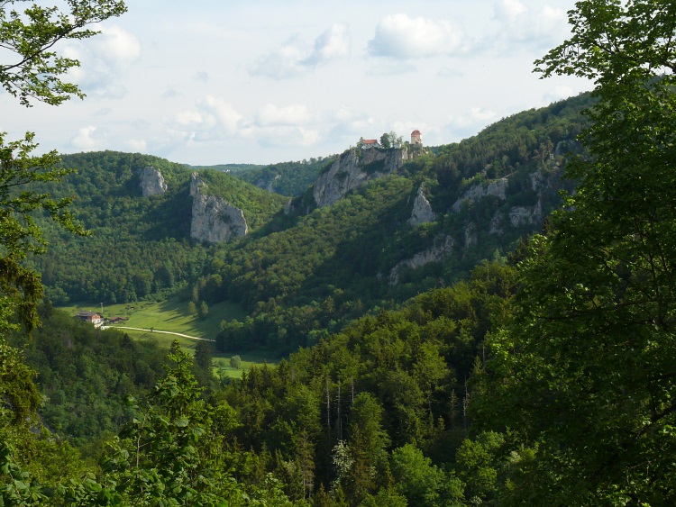 Donautal mit Schloss Bronnen