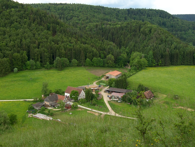 die Gebäude rund um die Ziegelhütte