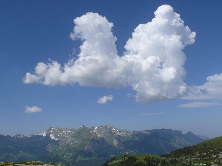 Wolkengebilde über dem Alpstein