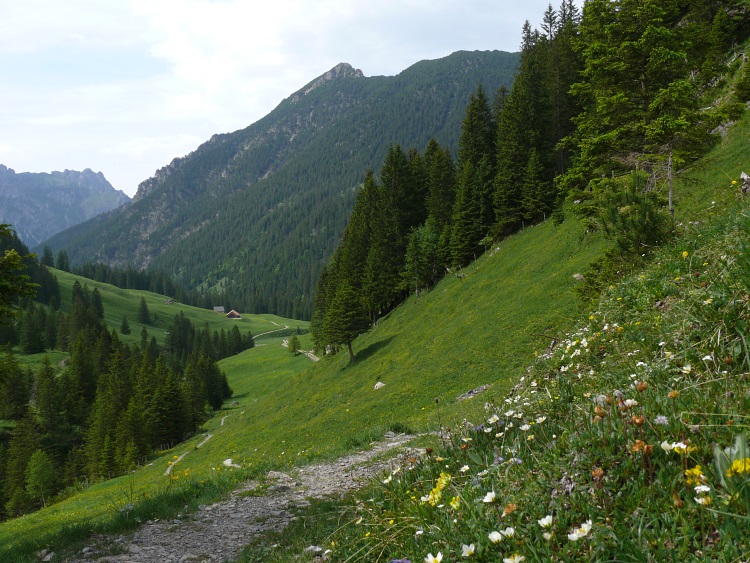 Blick zurück ins Valorschtal