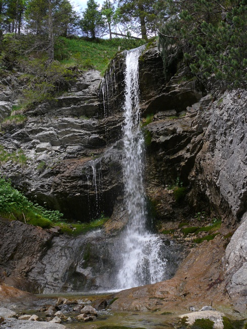 Wasserfall bei der Güschglehötta