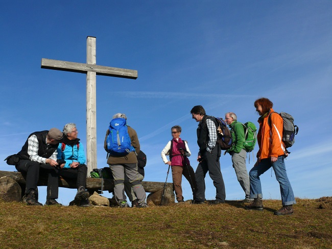 Am Gipfelkreuz